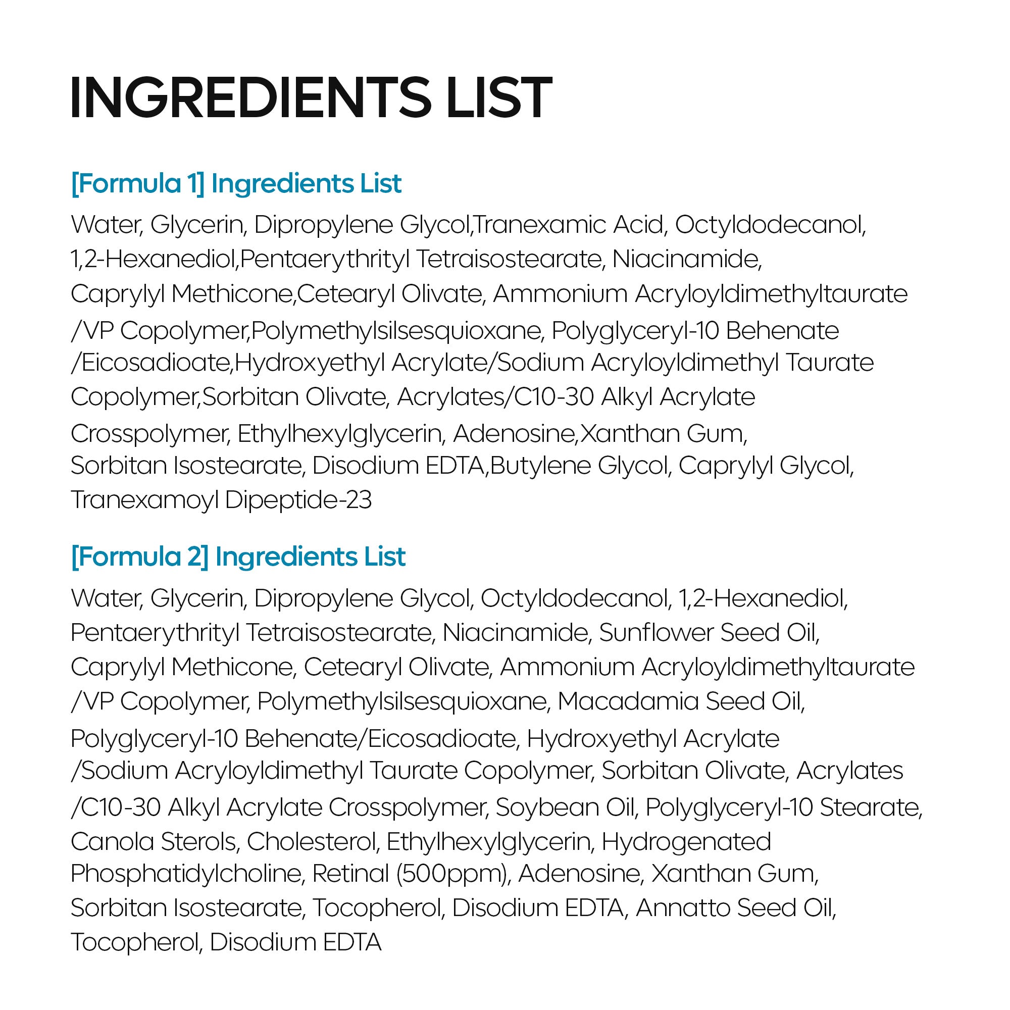 TX Eye Care Toner Set